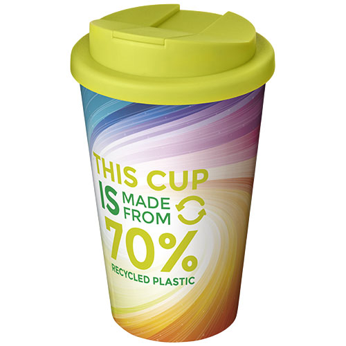 Mug publicitaire double paroi 350ml Americano® Citron vert